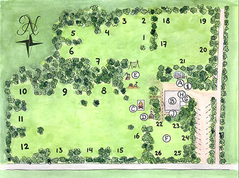 plattegrond camping